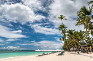 Tropical,Beach,Background,From,Alona,Beach,At,Panglao,Bohol,Island